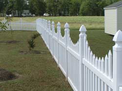 Classic Style Vinyl Picket Fencing