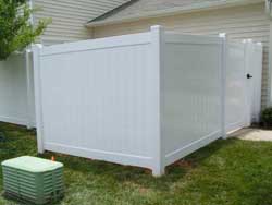 6 foot Vinyl Privacy Fence, Raleigh, NC